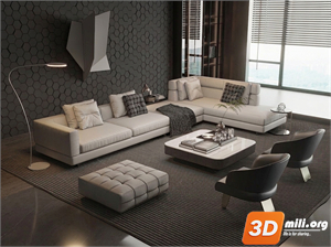 Sofa Minotti Skp Files 